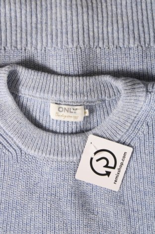 Дамски пуловер ONLY, Размер M, Цвят Син, Цена 8,64 лв.