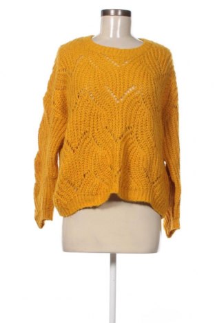 Дамски пуловер ONLY, Размер M, Цвят Жълт, Цена 10,56 лв.