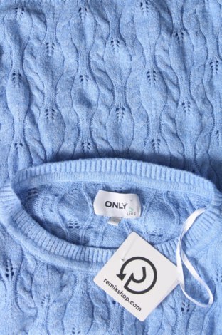 Γυναικείο πουλόβερ ONLY, Μέγεθος L, Χρώμα Μπλέ, Τιμή 6,39 €