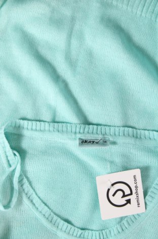 Γυναικείο πουλόβερ Okay, Μέγεθος M, Χρώμα Μπλέ, Τιμή 8,07 €