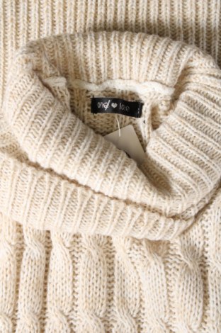 Γυναικείο πουλόβερ One Love, Μέγεθος S, Χρώμα Εκρού, Τιμή 4,66 €