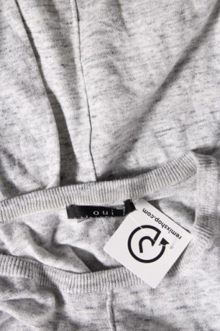 Γυναικείο πουλόβερ Oui, Μέγεθος M, Χρώμα Γκρί, Τιμή 15,73 €