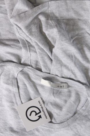 Γυναικείο πουλόβερ Oui, Μέγεθος M, Χρώμα Γκρί, Τιμή 16,72 €