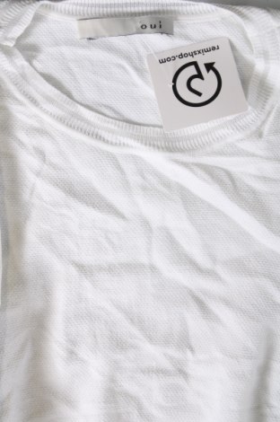 Γυναικείο πουλόβερ Oui, Μέγεθος XS, Χρώμα Λευκό, Τιμή 15,73 €