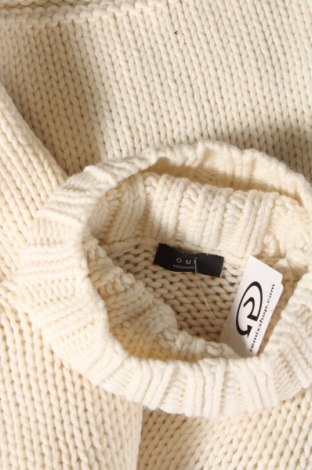 Дамски пуловер Oui, Размер M, Цвят Екрю, Цена 40,50 лв.