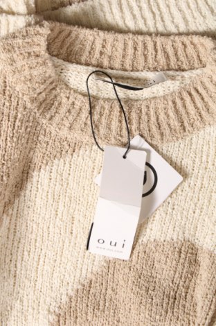 Дамски пуловер Oui, Размер M, Цвят Бежов, Цена 84,00 лв.