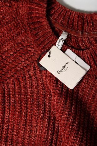 Дамски пуловер Pepe Jeans, Размер XS, Цвят Кафяв, Цена 33,00 лв.