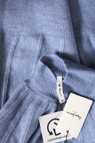 Дамски пуловер Pepe Jeans, Размер XS, Цвят Син, Цена 39,60 лв.