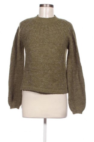 Дамски пуловер Pieces, Размер XS, Цвят Зелен, Цена 4,80 лв.