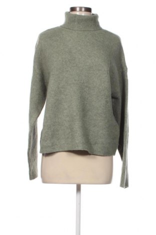 Дамски пуловер Pieces, Размер L, Цвят Зелен, Цена 10,56 лв.