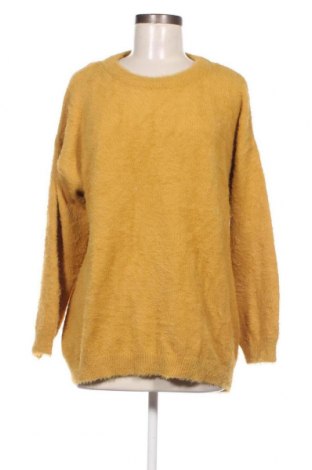 Дамски пуловер Pink Woman, Размер L, Цвят Жълт, Цена 14,50 лв.