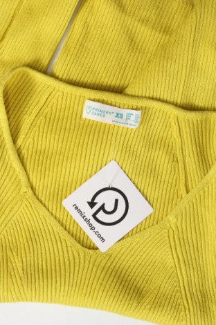 Дамски пуловер Primark, Размер XS, Цвят Жълт, Цена 7,33 лв.