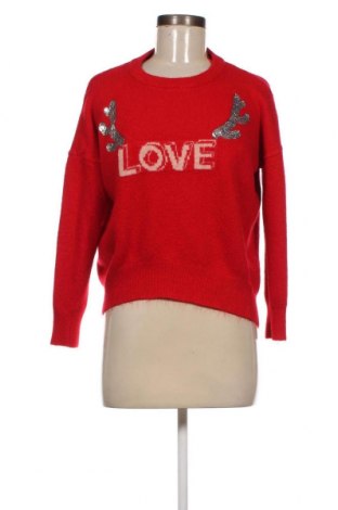 Дамски пуловер Primark, Размер L, Цвят Червен, Цена 13,05 лв.