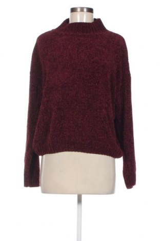 Дамски пуловер Pull&Bear, Размер M, Цвят Червен, Цена 13,05 лв.