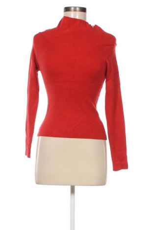 Дамски пуловер Pull&Bear, Размер S, Цвят Червен, Цена 8,99 лв.