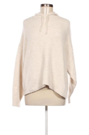 Дамски пуловер Pull&Bear, Размер L, Цвят Бял, Цена 13,05 лв.