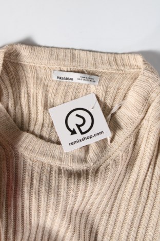Дамски пуловер Pull&Bear, Размер S, Цвят Бежов, Цена 31,38 лв.