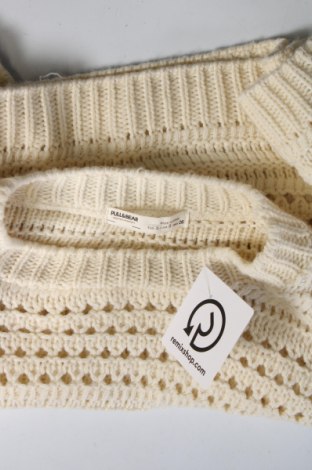 Γυναικείο πουλόβερ Pull&Bear, Μέγεθος S, Χρώμα Εκρού, Τιμή 7,00 €