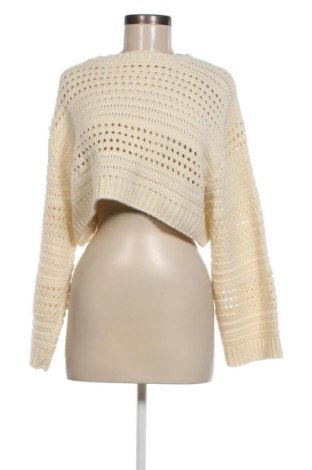 Дамски пуловер Pull&Bear, Размер S, Цвят Екрю, Цена 13,05 лв.