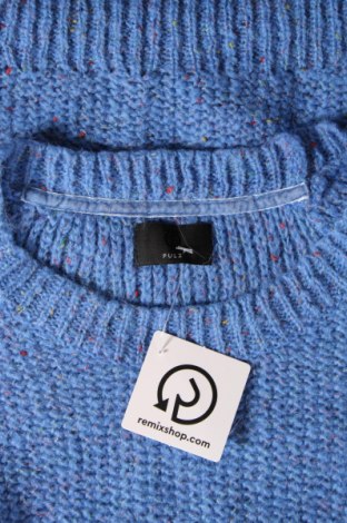 Дамски пуловер Pulz Jeans, Размер M, Цвят Син, Цена 18,45 лв.
