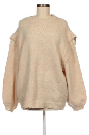 Дамски пуловер Rainbow, Размер XL, Цвят Екрю, Цена 15,66 лв.