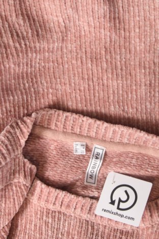 Дамски пуловер Rainbow, Размер M, Цвят Розов, Цена 13,05 лв.