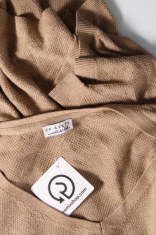 Дамски пуловер Re.draft, Размер L, Цвят Бежов, Цена 5,25 лв.