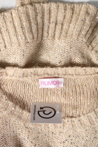 Дамски пуловер Rumor Boutique, Размер M, Цвят Бежов, Цена 15,97 лв.