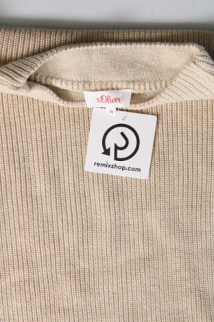 Дамски пуловер S.Oliver, Размер M, Цвят Бежов, Цена 35,00 лв.