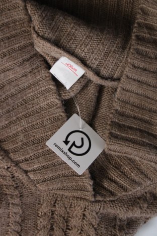 Дамски пуловер S.Oliver, Размер S, Цвят Кафяв, Цена 18,45 лв.
