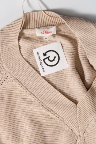 Γυναικείο πουλόβερ S.Oliver, Μέγεθος M, Χρώμα  Μπέζ, Τιμή 6,09 €