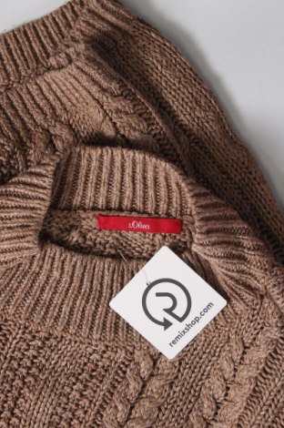 Дамски пуловер S.Oliver, Размер S, Цвят Кафяв, Цена 6,15 лв.