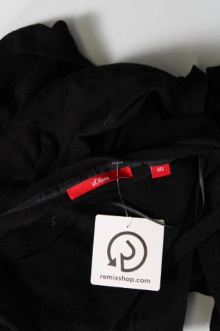 Дамски пуловер S.Oliver, Размер L, Цвят Черен, Цена 18,45 лв.