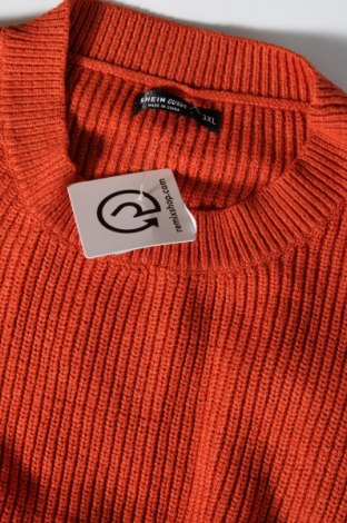 Дамски пуловер SHEIN, Размер 3XL, Цвят Червен, Цена 26,39 лв.