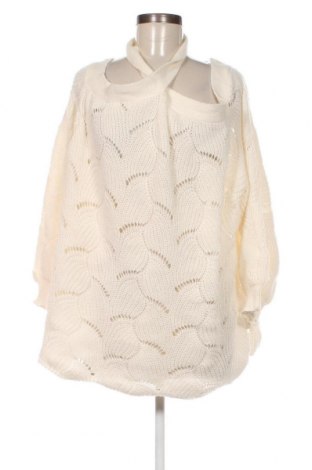 Дамски пуловер SHEIN, Размер 3XL, Цвят Екрю, Цена 29,00 лв.