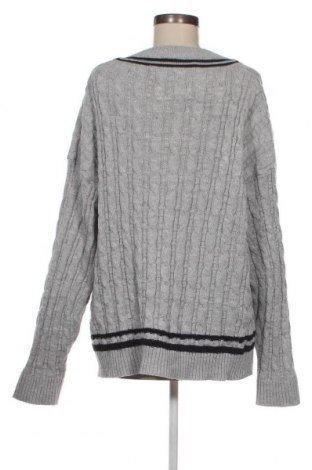 Дамски пуловер SHEIN, Размер 3XL, Цвят Сив, Цена 26,39 лв.