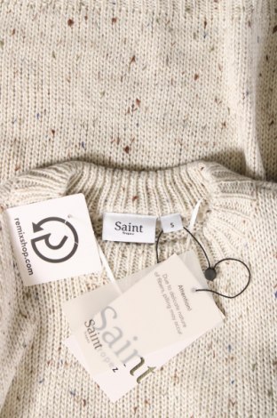 Дамски пуловер Saint Tropez, Размер S, Цвят Бежов, Цена 20,01 лв.