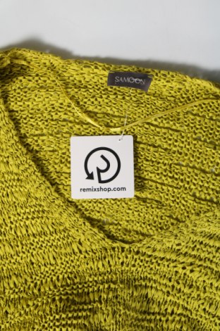 Γυναικείο πουλόβερ Samoon, Μέγεθος XL, Χρώμα Πράσινο, Τιμή 21,65 €