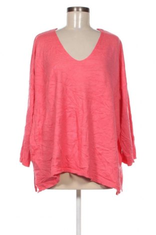 Дамски пуловер Sara Lindholm, Размер 4XL, Цвят Розов, Цена 33,95 лв.
