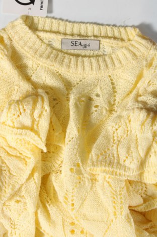 Дамски пуловер Sea, Размер M, Цвят Жълт, Цена 4,64 лв.