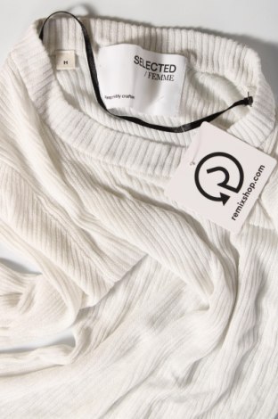 Γυναικείο πουλόβερ Selected Femme, Μέγεθος M, Χρώμα Λευκό, Τιμή 6,29 €