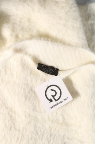 Γυναικείο πουλόβερ Sense, Μέγεθος M, Χρώμα Λευκό, Τιμή 8,07 €