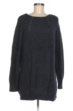 Дамски пуловер Sheego, Размер XL, Цвят Син, Цена 37,20 лв.