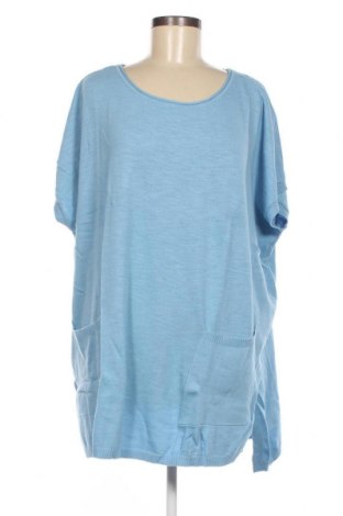 Γυναικείο πουλόβερ Sheego, Μέγεθος XXL, Χρώμα Μπλέ, Τιμή 31,55 €