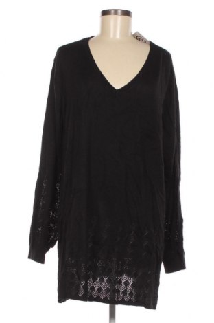 Дамски пуловер Sheego, Размер 3XL, Цвят Черен, Цена 53,01 лв.