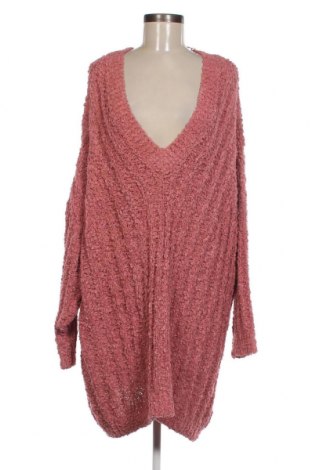 Γυναικείο πουλόβερ Sheego, Μέγεθος 4XL, Χρώμα Ρόζ , Τιμή 15,82 €