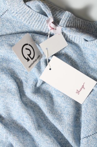 Γυναικείο πουλόβερ Sheego, Μέγεθος XXL, Χρώμα Μπλέ, Τιμή 14,38 €