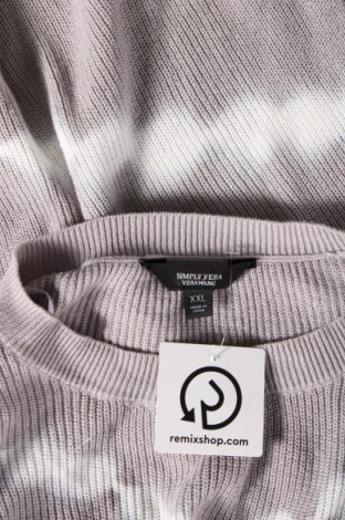 Γυναικείο πουλόβερ Simply Vera Vera Wang, Μέγεθος XXL, Χρώμα Γκρί, Τιμή 11,79 €
