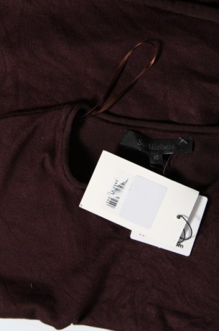 Дамски пуловер Soft Rebels, Размер XS, Цвят Кафяв, Цена 66,00 лв.