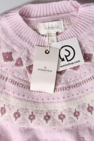 Γυναικείο πουλόβερ Springfield, Μέγεθος XS, Χρώμα Ρόζ , Τιμή 39,69 €